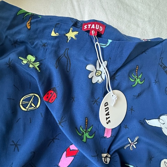 TAGS still on STAUD Print Pants | Size 8 - Picture 3 of 5